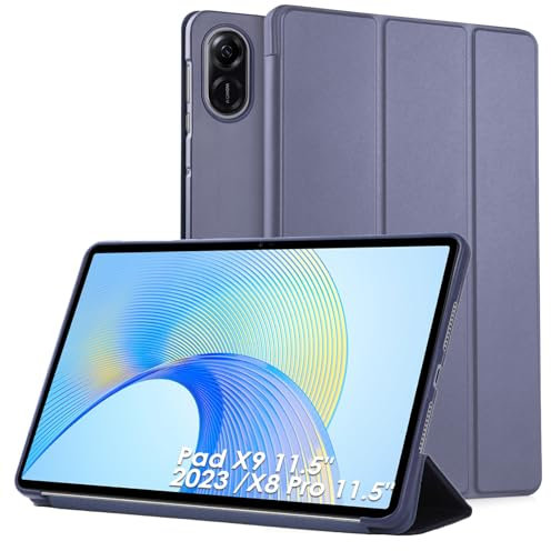 Bighan Case Compatible with Honor Pad X9 11.5 2023 /X8 Pro 11.5 2023, Slim Smart Folio Trifold Stand with Auto/Sleep Tablet Case-Blue