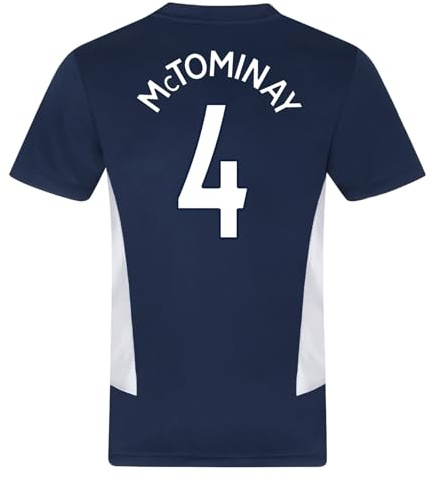 Scottish FA Scotland Mens McTominay 4 Poly T-Shirt Navy XL