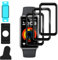 Lutree para Huawei Band 9 Protector de Pantalla, 3 Piezas 3D Cobertura Completa Anti-Arañazo Sin Burbujas, Transparente HD Flexible Película Protectora