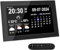 SVLIBO Digitaler WLAN-Kalender, 25,7 cm (10,1 Zoll), Temperatur-/Luftfeuchtigkeits-/klimagenaues Display, anpassbares Memo, Life's Little Helper, (schwarz)