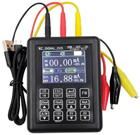 BEAHING Generador de 4-20 mA, generador de 4-20 mA 0-10V Calibrador de 24 V Transmisor de Voltaje de Corriente, generador
