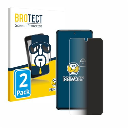 BROTECT 2 Stück Blickschutzfolie für Xiaomi Poco X3 NFC
