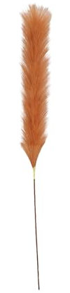 Ligne Déco - Plumeau Artificiel Terracotta - Lot de 3 - Décoratif - Élégant - Tendance Déco - Fleurs Artificielles - Durable - Entretien Facile - Plante Artificielle Intérieur - Plastique - 77cm