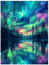 Cheukka Diamond Painting Set,Aurora 5D Diamant Painting Bilder,Aurora Diamond Painting Kits,DIY Mosaikherstellung Diamond Art Kits Diamant Malerei Set für Erwachsene Kinder,Haus Wanddeko 30x40cm