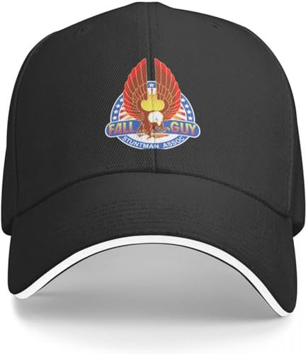 RYVOWETP Baseballmütze Snapback Sonnenhut The Fall Guy Baseballmütze Pferdemütze Trucker Cap Fischermütze süße Mütze für Männer und Frauen Geschenk