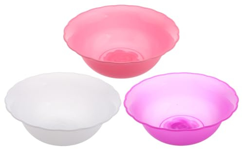DEARMAMY Bassin De Lavage Visage Rond En Plastique Lot De 3 Petit Bassin De Lavage Pour Le Visage Des Mains Soins Du À Domicile Salon De Beauté Et Spa