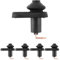 Lonrtesw 5 Piezas Negro Puerta lampara luz Interruptor Montaje para Coche