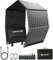 60W Cargador Solar Portátil, Placa Solar Plegable con 3 Puertos (PD45W USB-C/QC3.0 USB-A/18V CC), Panel Solar con IPX5 Impermeable para Móviles, Tablets, Estación de Energía, Acampar al Aire Libre