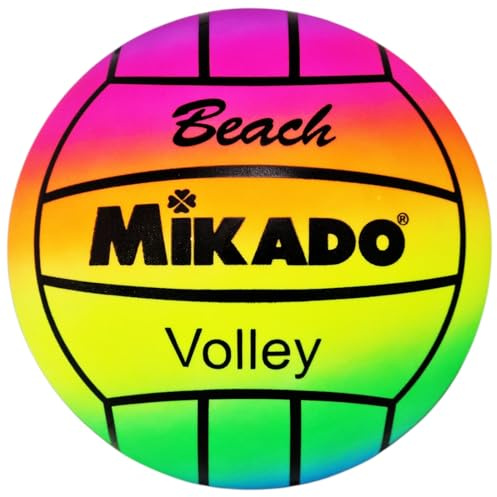 CUCUBA Super Santos mjuk gummi volleyboll strand volleyboll modell regnbåge träning eller match storlek 5