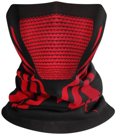 Kiiwah Schlauchschal Herren Winter Winddicht Halswärmer Elastisch und Atmungsaktiv Multifunktionstuch Loop Schal Damen Herren Halstuch für Motorrad Laufen Wandern Radfahren