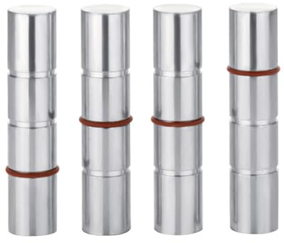 metabo 4 Bankhaken für Multifunktionstisch MWB, Stahl Anschlag 20 mm Loch | Zubehör Set aus verzinktem Stahl für Werkbank, variable Höheneinstellung durch Rundgummis, 0,95 kg, 4 Stück im Lieferumfang