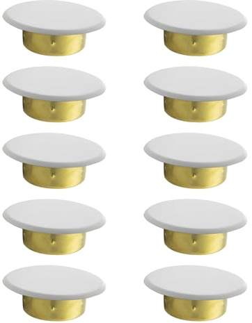 10Pcs Sprinkler Head Cover Plate for Ceiling Nozzles Interior Sprinkler Nozzle Escutcheon Covers Easy Install Fires Sprinkler Decorative Pipe Covers