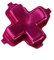 Botón de dirección de metal de aleación de aluminio D-Pad Dpad D botón de tecla de repuesto para Xbox One Controller (rosa caliente)