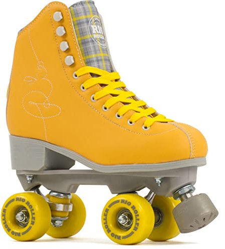 Rio Roller Signature Rollschuhe für Erwachsene, Unisex, Gelb (Gelb), 42 EU