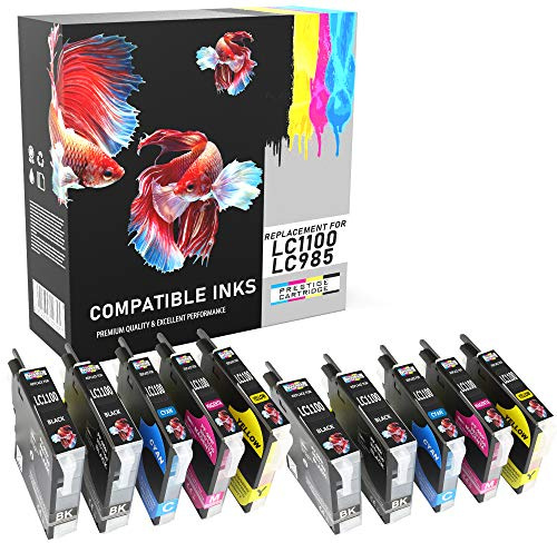 Prestige Cartridge LC1100 LC985 Druckerpatronen LC-1100 LB-985 Kompatibel mit Brother DCP-145C 165C 195C 197C 375CW 385C 395CN 585CW 6690CW MFC-250C 290C 490CW 5890CN 5895CW 6490CW 990CW | 10er Pack
