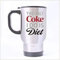 The Only Coke I Do is Diet Silver Insulated Travel Tea/Coffee Mug.