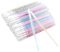 G2PLUS 100PCS Monouso Lip Gloss Pennelli Labbra Microbrush Colore Lip Brush Applicatore Labbra Lip Gloss Applicatore Makeup Tool,Maniglia di cristallo