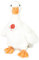 Teddy Hermann 94169 Gans stehend 31 cm, Kuscheltier, Plüschtier mit recycelter Füllung