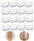 16Pcs Square 20x20mm Silicone Chair Leg Floor Protectors, Chair Leg Caps, Furniture Foot Protectors, Free Moving Table Leg Covers, Stool Leg caps to Prevent Hardwood Floor Scratches and Reduce Noise