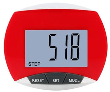 3D-Schrittzähler, Kalorienzähler Fitness Trackers mit Sicherheit rutschfest Clip für Damen Herren