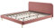 GMD Living Polsterbett CREMLINGEN inkl. Lattenrost Größen, Farbe:Rose, Größe:180 x 200 cm