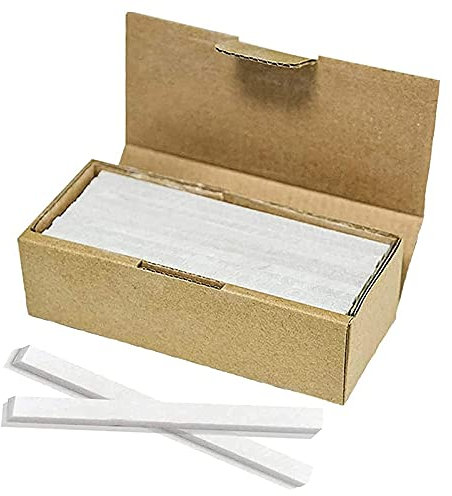 Mahnoor Flache WeißE Speckstein Stifte 30 Pack Speckstein Minen Professionelle QualitäT für SchweißEr und Textil Markierung Werkzeuge