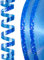 PartyWoo Geschenkband Blau Laser, 120 Meter/ 131 Yard Schleifenband, Ringelband, Glänzendes Ballonband, Dekoband für Ballonverschlüsse, Geschenkverpackung, Basteln, Partydeko (2 Rollen, 60m/ Rolle)