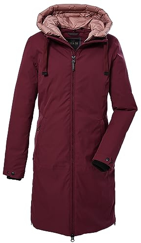 G.I.G.A. DX Damen Funktionsparka mit abknöpfbarer Kapuze/Parka wasserdicht GW 2 WMN PRK, himbeere, 50, 39828-000