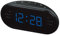 ulafbwur Electronic Alarm Clock with Time Function 1 Set Radio Snooze Led Digital Display for Home Bedroom Office Fm/am Blue