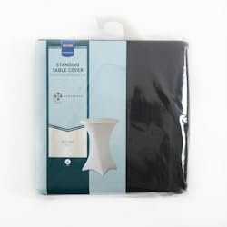METRO Professional Stretchhusse fŸr Stehtisch Onyx, Polyester/Elasthan, ¯ 80 cm, anthrazit
