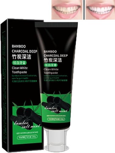 Bamboo Charcoal Deep Toothpaste Organic Bamboo Charcoal Toothpaste Whitening Toothpaste Tooth Stain Removal Toothpaste Fresh Breath Toothpaste