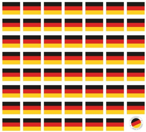 Samunshi® Aufkleber Set Deutschland Fahnen Auto Aufkleber Sticker 55 Flaggen Set je 5cm breit | Länderflaggen Natiaonflahnen Länderfahnen | Camper Fahrrad Auto Motorrad