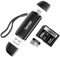 Lexar Lettore USB-A/C a doppio slot, velocità di trasferimento fino a 205 MB/s, supporta schede SD e microSD (LRW310X-BNBNG)