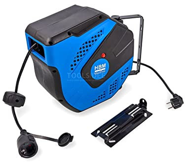 hbm Avvolgicavo automatico professionale da 25 metri