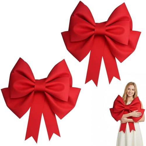 Geschenkschleife Groß, Große Schleife Geschenk, 2 Stück, 50cm × 60cm, EVA Material, Verpackungen Und Dekorationen