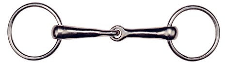 FEELING Wassertrense gebrochen aus vernickeltem Stahl, Breite 10,5 cm, Stärke 14 mm, Ringe Ø 55 mm, massiv