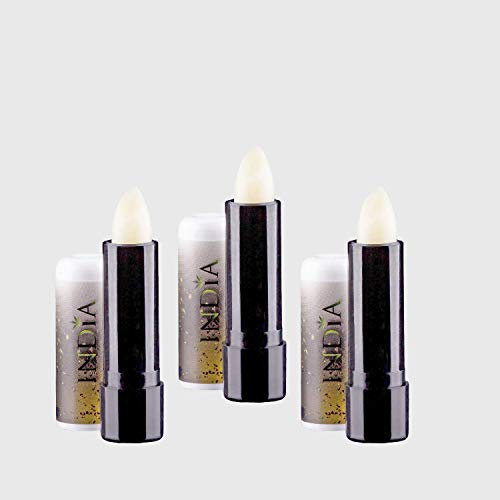 India Cosmetics Germany 3-er Set Lippenbalsam mit Hanfsamen Öl- Extrakt, 3 Pflegestifte für weiche feuchte Lippen, pflegt, schützt und befeuchtet Ihre Lippen, beseitigt kleine rote wunde Stellen.