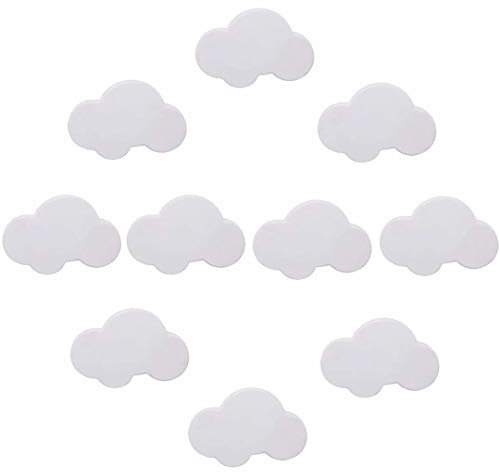 FBSHOP(TM) 10PCS Kinder Schubladenschrank Knöpfe,Zimmer Knöpfe und Griffe Mond Cartoon Möbel Griffe Kunststoff Stern Wolke Türknauf