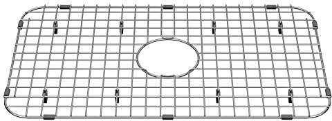 American Standard 8432000.075 Rejilla para Fregadero Delancy de Hierro Fundido de 30 Pulgadas, Metalizado