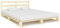 vidaXL Kiefernholz Massiv Palettenbett Palettenmöbel Massivholzbett Bett Holzbett Futonbett Bettgestell Bettrahmen Doppelbett 160x200cm