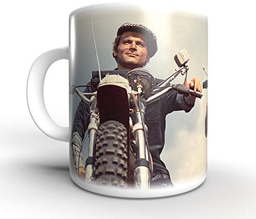 Terence Hill Zwei wie Pech und Schwefel - Motorräder Bud Spencer - Tasse rund (330ml)