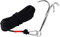 Ant Mag Grappling Haken Enterhaken mit Seil Grappling Haken Edelstahl mit 6mm 20m Kletterseil zum Klettern im Freien und zur Bergung unter Wasser