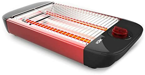 Solac Stillo Red Tostador Plano, 600 W, 5.3 tons, Plástico, Rojo