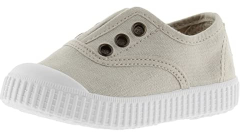 victoria Inglesas Unisex 1915 Lona Drec & Elástico Central & Refuerzo Puntera 106627 para Niños Hielo 27