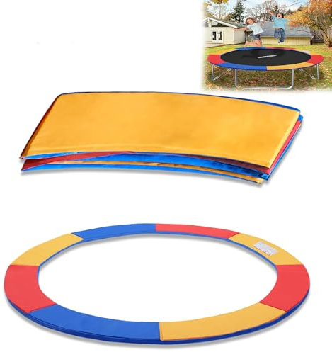 YRHome Couverture de Bord de Trampoline Couverture à Ressort Ø 244cm 305cm 366cm résistance aux UV Protection des Bords résistant à la déchirure Tapis de sécurité Accessoires de Trampoline