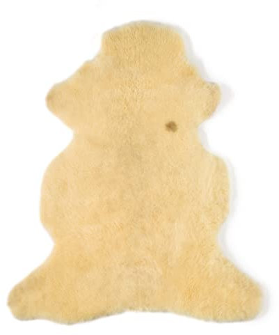 Hofbrucker 100% Bio Schwarzkopf Merino Schaffell aus Bayern/Lammfell. Weich und Flauschig sowie Selbstreinigend medizinisch geschoren mit Naturmerkmalen 100-110 cm Lammfell mit Naturmerkmalen