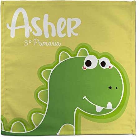 Dino servietten. Personalisierte Servietten mit Namen/Schuljahr. Kinder. Schule und Kindertagesstätte. Schulanfang Geschenk. Dino Freund