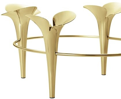Georg Jensen Bloom Botanica Taper Candleholder, 4 Candles, Gold