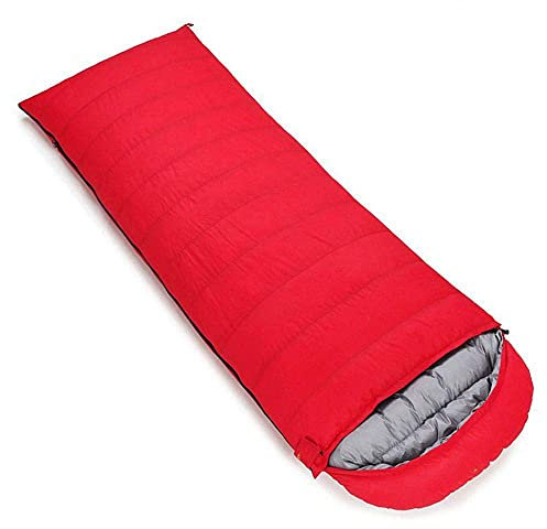 Schlafsack Vier-Jahreszeiten-Daunenschlafsack für den Außenbereich, ultraleichter Schlafsack, Kompressionssack (lila400) (rot800)