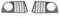 SBTRKT Nebelscheinwerfer Grill Auto-Frontstoßstangen-Lünettengitter Für BMW 5er F10 F11 M-Stil 2011–2016 Lampenabdeckung